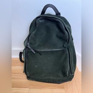 Phillip Lim Dark Green Suede Leather Backpack